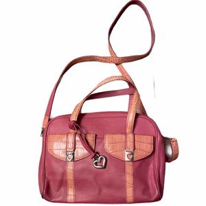 Brighton pink vintage cross body purse